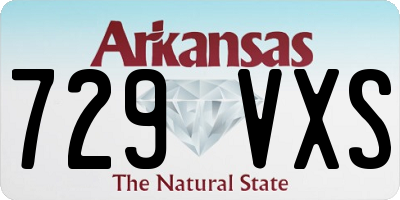 AR license plate 729VXS