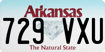 AR license plate 729VXU