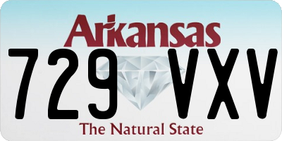 AR license plate 729VXV
