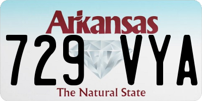 AR license plate 729VYA