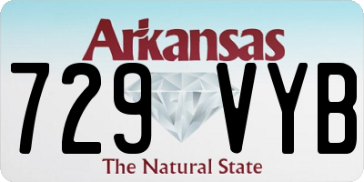 AR license plate 729VYB