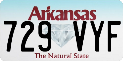 AR license plate 729VYF