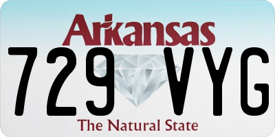 AR license plate 729VYG