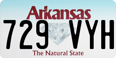 AR license plate 729VYH
