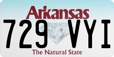 AR license plate 729VYI