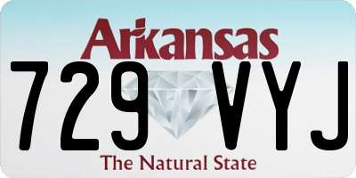 AR license plate 729VYJ