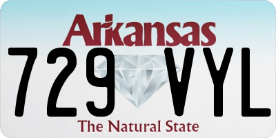 AR license plate 729VYL