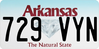 AR license plate 729VYN