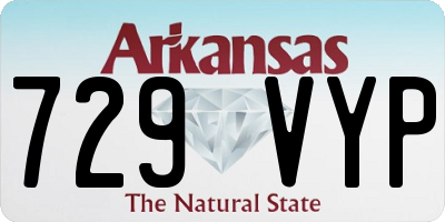 AR license plate 729VYP
