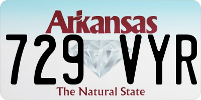 AR license plate 729VYR