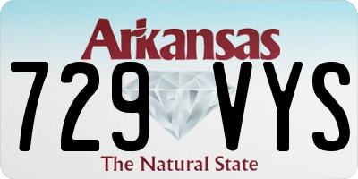 AR license plate 729VYS