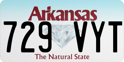 AR license plate 729VYT