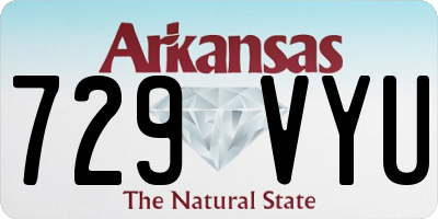 AR license plate 729VYU