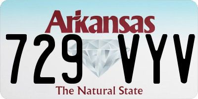 AR license plate 729VYV