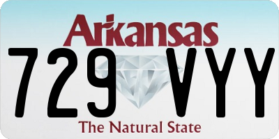 AR license plate 729VYY