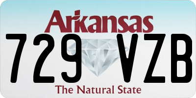 AR license plate 729VZB