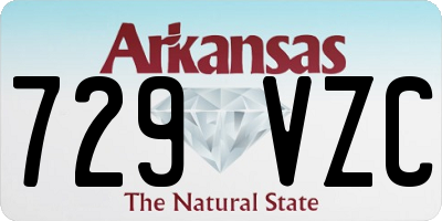 AR license plate 729VZC