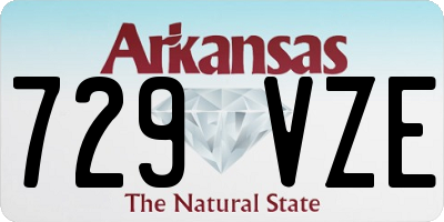AR license plate 729VZE