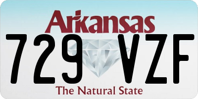 AR license plate 729VZF