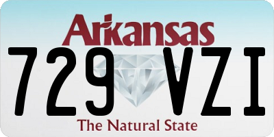 AR license plate 729VZI