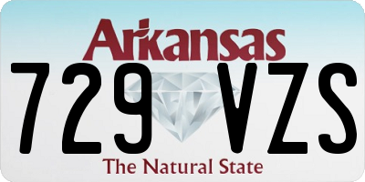 AR license plate 729VZS
