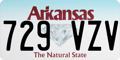AR license plate 729VZV