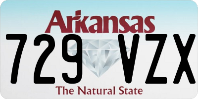 AR license plate 729VZX