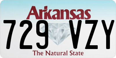 AR license plate 729VZY