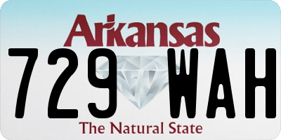 AR license plate 729WAH