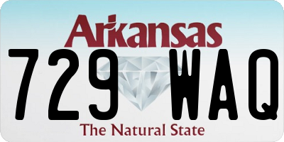 AR license plate 729WAQ