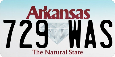 AR license plate 729WAS