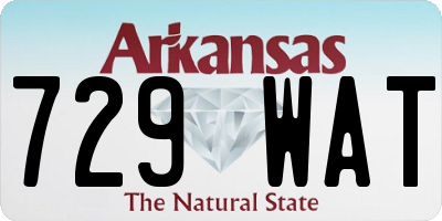 AR license plate 729WAT