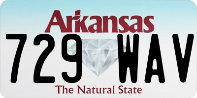 AR license plate 729WAV
