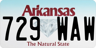 AR license plate 729WAW