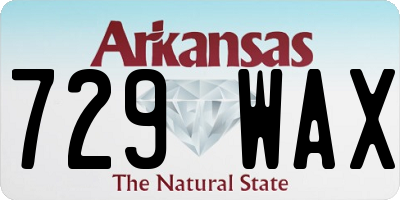 AR license plate 729WAX
