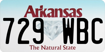 AR license plate 729WBC