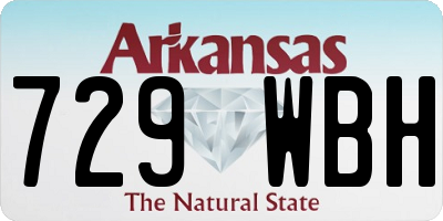 AR license plate 729WBH