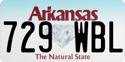 AR license plate 729WBL