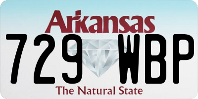 AR license plate 729WBP