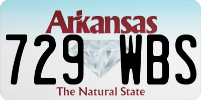 AR license plate 729WBS
