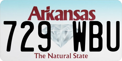 AR license plate 729WBU