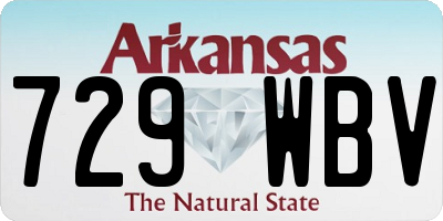 AR license plate 729WBV
