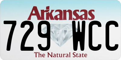 AR license plate 729WCC