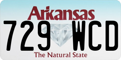 AR license plate 729WCD