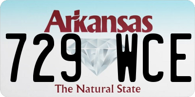 AR license plate 729WCE