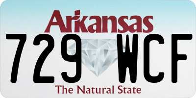 AR license plate 729WCF