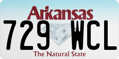 AR license plate 729WCL