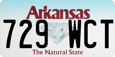 AR license plate 729WCT