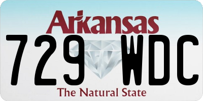 AR license plate 729WDC