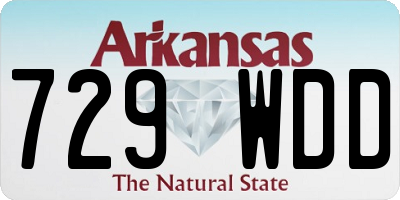 AR license plate 729WDD
